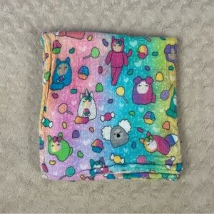 Tula Single Sugar Shoppe Baby Blanket Rainbow Cat Koala Unicorn Fox Candy